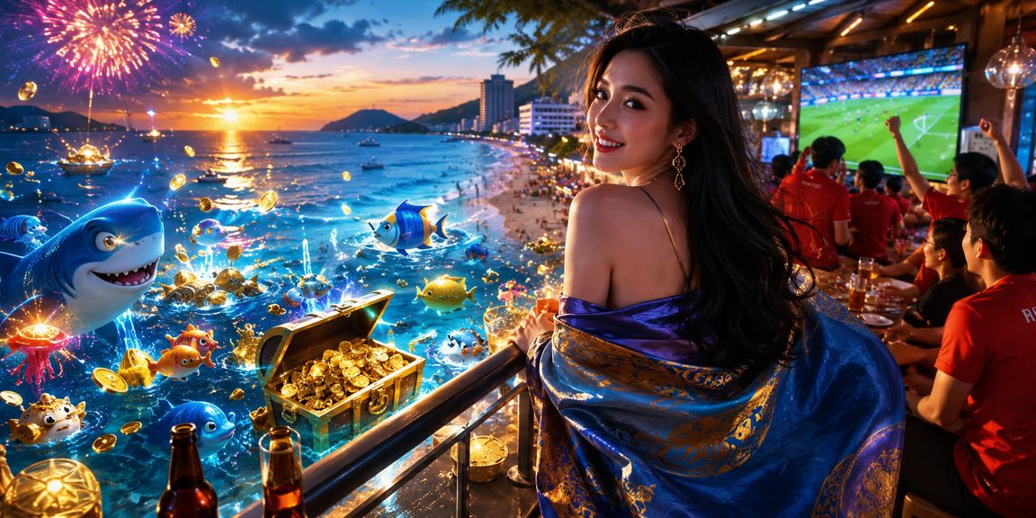 Người dùng đặt cược thể thao trực tuyến tại bờ biển Vũng Tàu buổi sáng